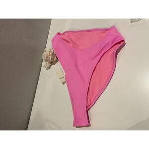 Aerie - Vibrant Pink Bikini Bottom Size L NWT